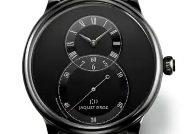 Schwarze Keramikuhr: die Grande Seconde Ceramic Black von Jaquet Droz