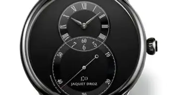 Schwarze Keramikuhr: die Grande Seconde Ceramic Black von Jaquet Droz
