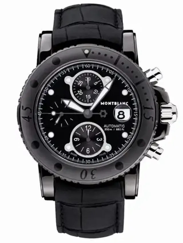 Black is beautyful: Sport DLC Chronograph Automatic von Montblanc