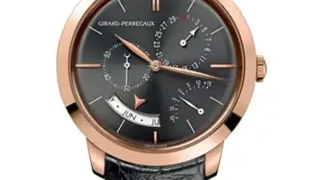 Neue Variante des 1966 Jahreskalenders und Zeitgleichung von Girard-Perregaux