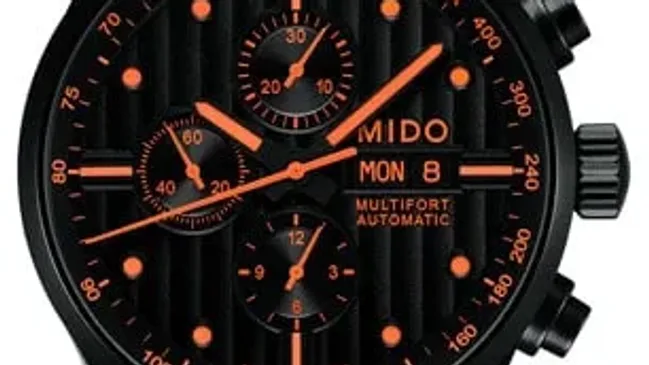 Sportlich in Schwarz und Orange: der Multifort Chrono Special Edition