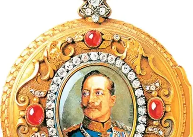 A. Lange & Söhne baute diese Taschenuhr, die Kaiser Wilhelm II. 1898 beim Staatsbesuch in Konstantinopel dem Sultan schenkte