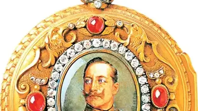 A. Lange & Söhne baute diese Taschenuhr, die Kaiser Wilhelm II. 1898 beim Staatsbesuch in Konstantinopel dem Sultan schenkte