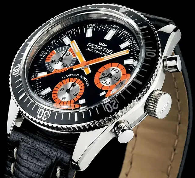 Eines der vielen Forits-Jubiläumsmodelle: die Marinemaster Vintage