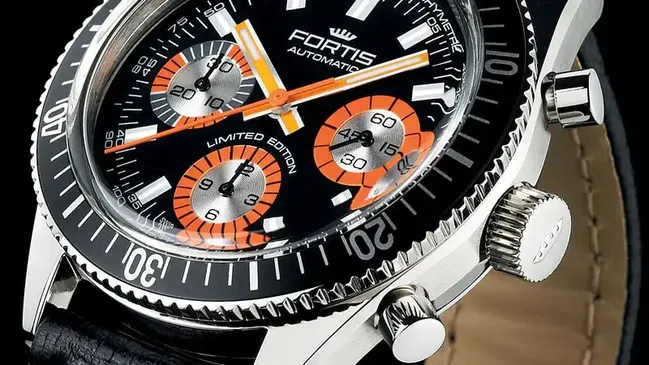 Eines der vielen Forits-Jubiläumsmodelle: die Marinemaster Vintage