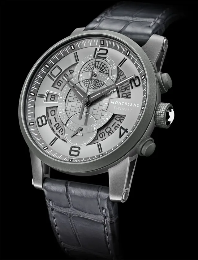 Ganz in Grau: der TimeWalker Chronograph TwinFly GreyTech von Montblanc