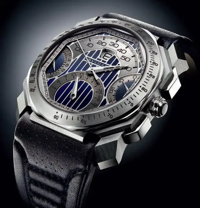 Uhr im Maserati-Design: die neue Octo Maserati von Bulgari