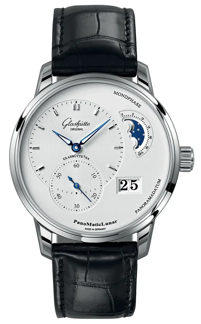 Leicht gewachsen: die Panomatic Lunar von Glashütte Original