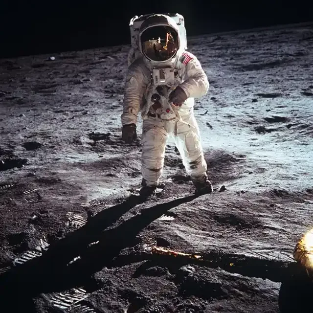 Buzz Aldrin auf dem Mond