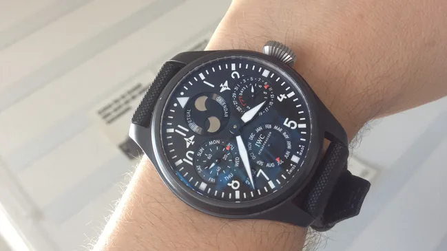 IWC Große Fliegeruhr Perpetual Calendar Top Gun