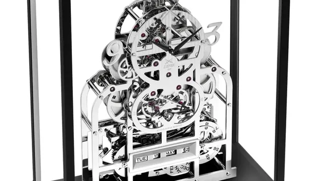 Tischuhr mit Tourbillon