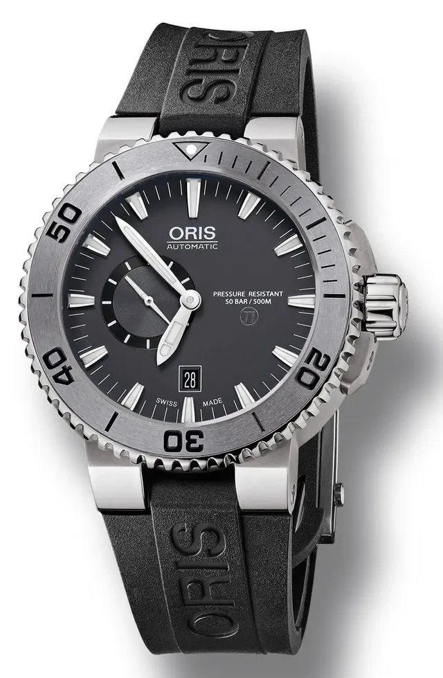 Taucheruhr von Oris: die Aquis Titan Small Second
