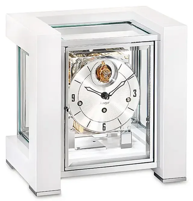 Tischuhr mit Tourbillon von Kieninger