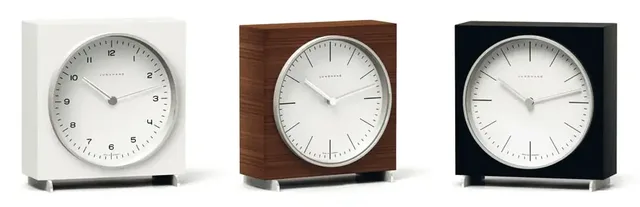 Tischuhren max bill von Junghans