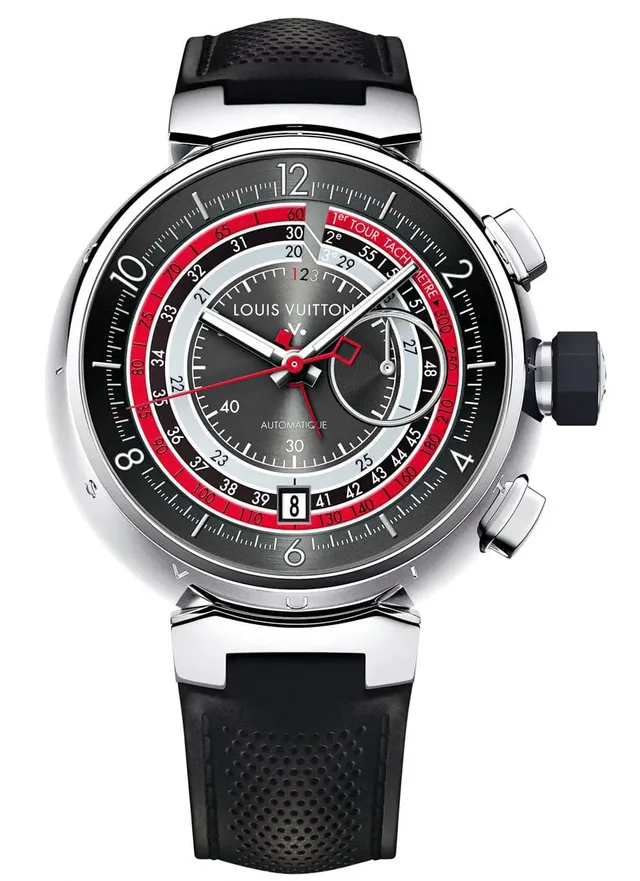 Louis Vuitton Tambour Voyagez II Edelstahl