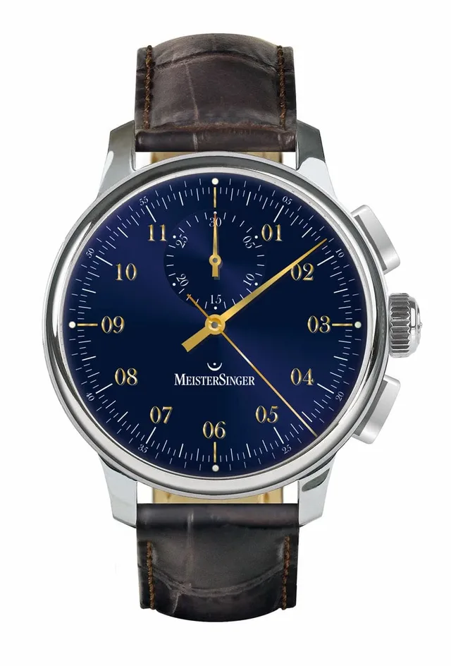 Attraktiv: der Chronograph Singular von Meistersinger
