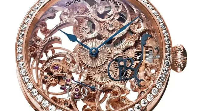 Skelettuhr Pearl Blossom von Grieb & Benzinger