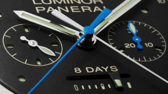 Panerai: Luminor 1950 Rattrapante 8 Days Titanio