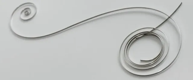 Zugfeder im Lieferzustand