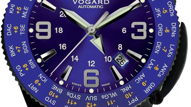 Vogard hat sein Patent des Weltzeituhren-Mechanismus exklusiv an IWC verkauft.