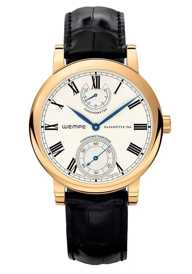 Wempe Armbandchronometer ohne Limitierung Gelbgold