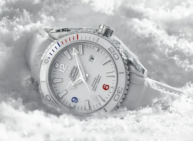 Omega Seamaster Planet Ocean Sochi 2014 Damenmodell