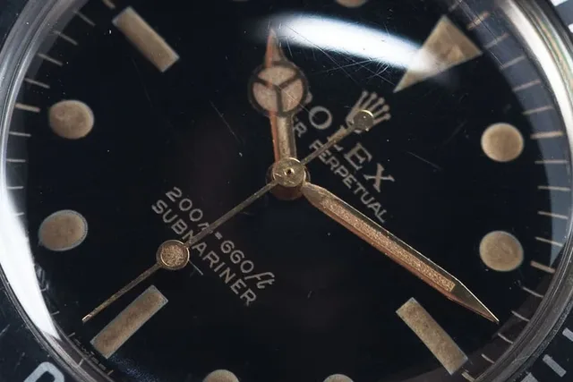 Rolex Submariner Referenz 5513 Zifferblatt