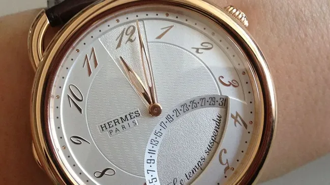 Die Arceau mit "angehaltener" Zeit