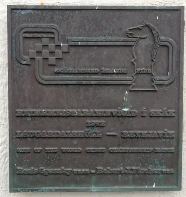 Plakette Fischer Spasskij