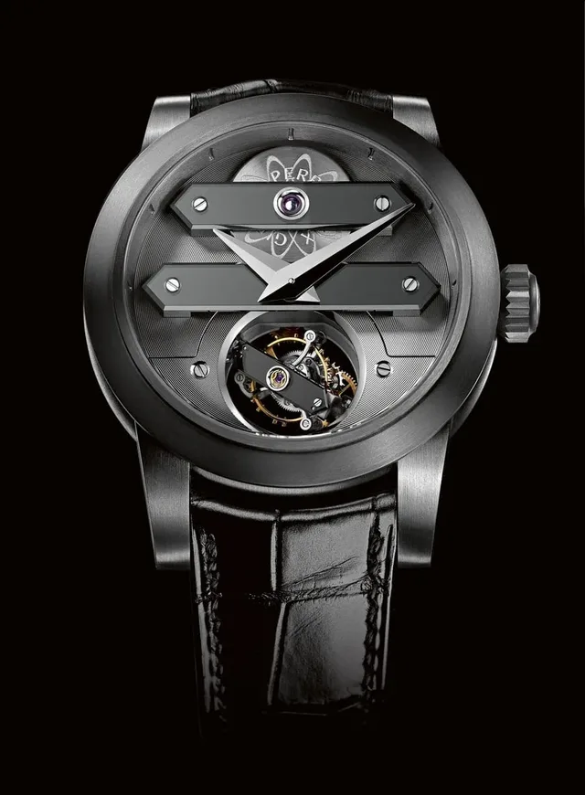 Girard-Perregaux: Tourbillon Bi-Axial Tantal und Saphir 