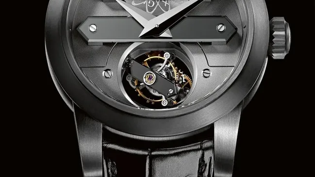 Girard-Perregaux: Tourbillon Bi-Axial Tantal und Saphir 