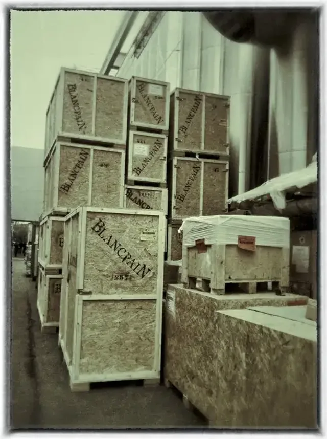 Kisten Blancpain an der Baselworld 2013