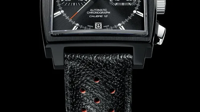 TAG Heuer: Calibre 12 Chronograph Automobile Club de Monaco Black Edition
