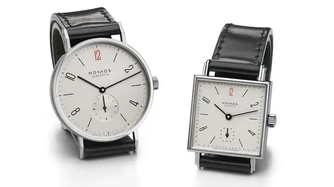 Nomos Glashütte : Ärzte ohne Grenzen Sondermodelle Tangente 38 und Tetra 27