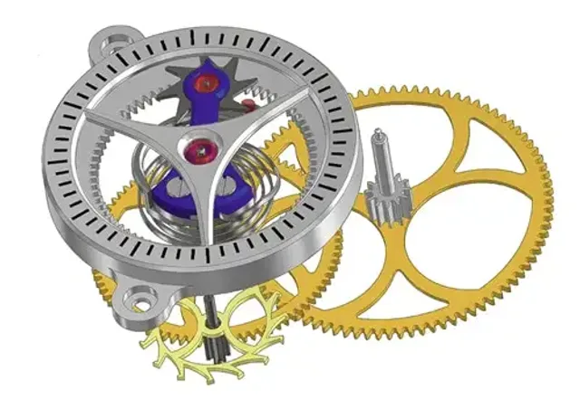 Konstantkraftmechansismus der Sauterelle von Andreas Strehler