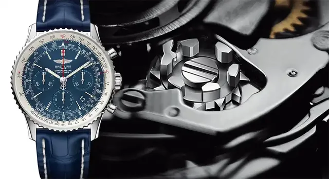 Breitling Kaliber B01 mit Schaltrad