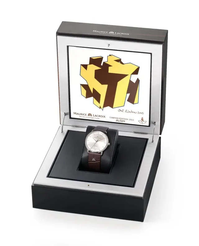 Maurice Lacroix: Künsterfliese im Etui der Limited Edition