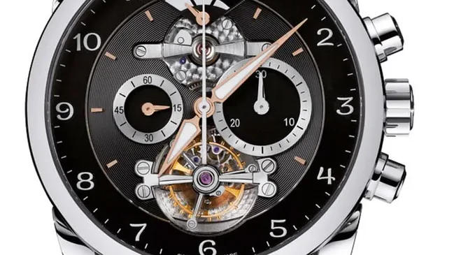 Parmigiani: Tondagraph mit schwarzem Zifferblatt