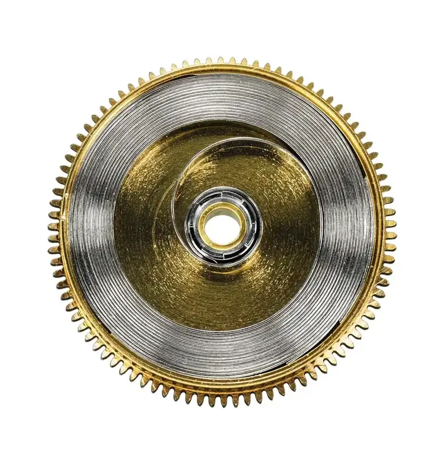 Zugfeder im Federhaus