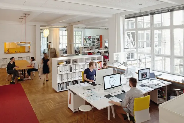 Die Agenturräume von Berlinerblau in Berlin/Kreuzberg