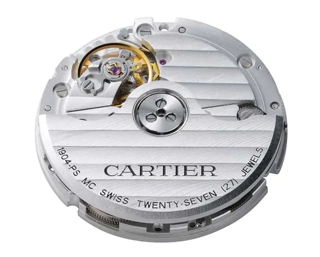 Cartier: das Kaliber 1904-PS MC besitzt einen Zentralrotor mit Keramikkugellager