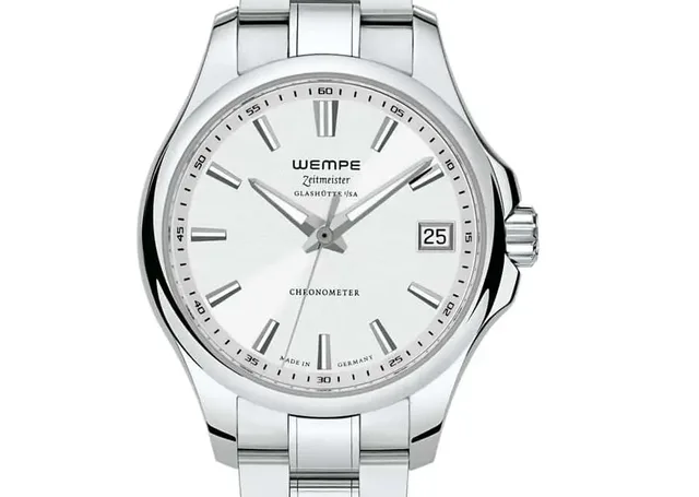 Wempe Zeitmeister: Sport Herren Automatik mit versilbertem Zifferblatt