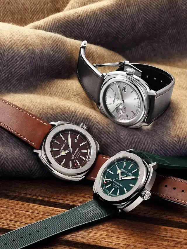 Die neuen Uhren von Jeanrichard passen zur Herbst-Stimmung.