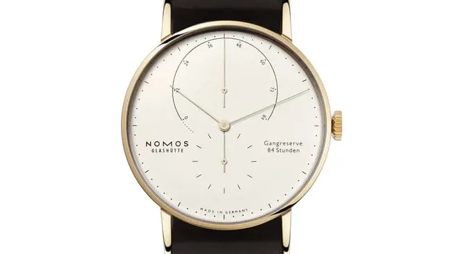 Nomos Glashütte: Modell Lambda Roségold