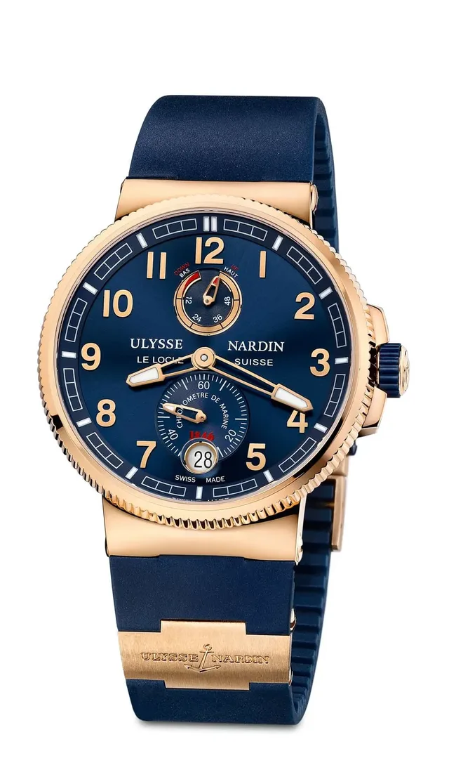 Ulysse Nardin: Marine Chronometer Manufacture in Roségold