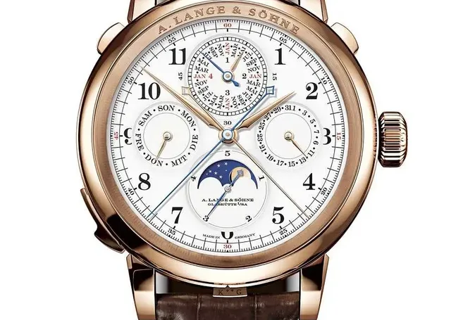 A. Lange & Söhne: Ewiger Kalender Terraluna, Rückseite