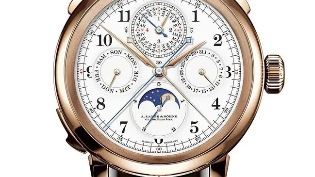 A. Lange & Söhne: Ewiger Kalender Terraluna, Rückseite
