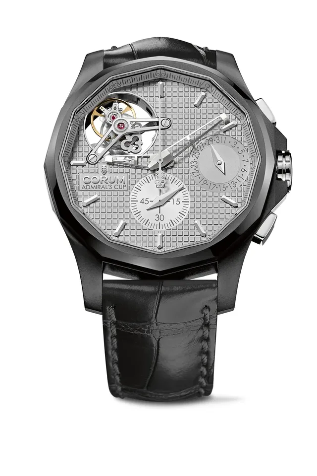 Corum: Admiral's Cup Seafender 47 Tourbillon Chronograph, Aluminiumgehäuse