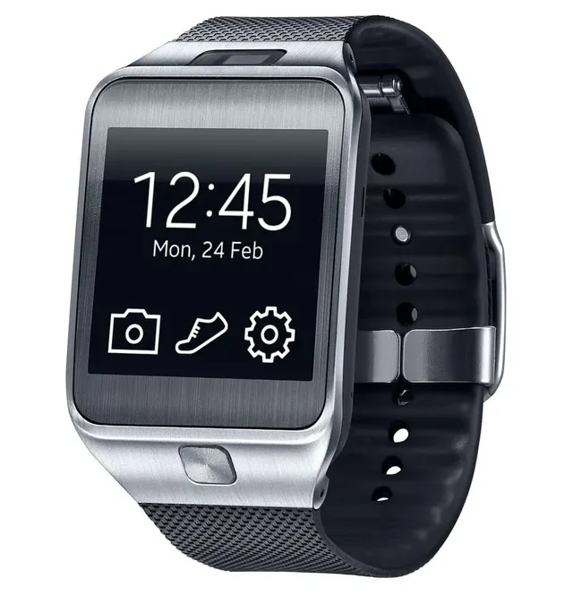 Samsung's Smartwatch Galaxy Gear 2 in Schwarz