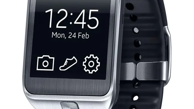Samsung's Smartwatch Galaxy Gear 2 in Schwarz